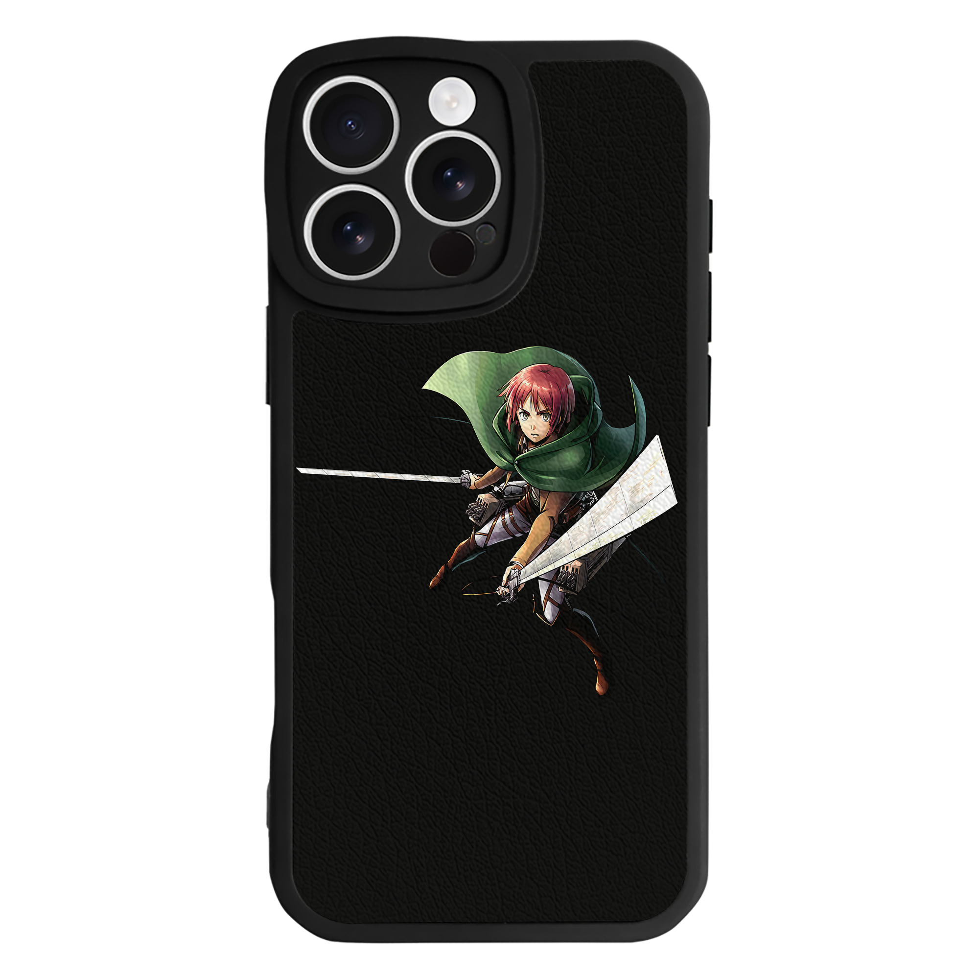 （画像用） 進撃の巨人 Attack on Titan 【iPhone 16シリーズ対応】シリコンスマホケース（レザー調） 材質：シリコン